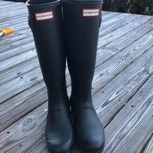Hunter Original Tall Black Boots